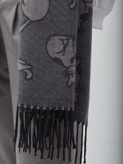 В составе шерсть. Большой теплый двусторонний палантин - Tantino фото 5