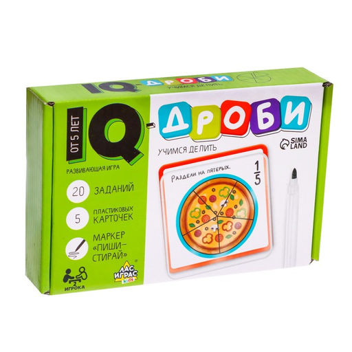 Развивающая игра IQ-лото Учимся делить - Лас играс kids фото 8