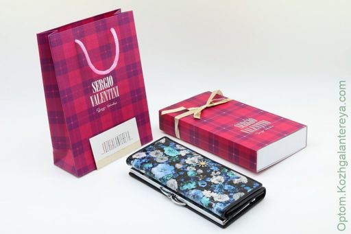 Большой женский кожаный кошелек Sergio Valentini СВ 3277-235  фото 6