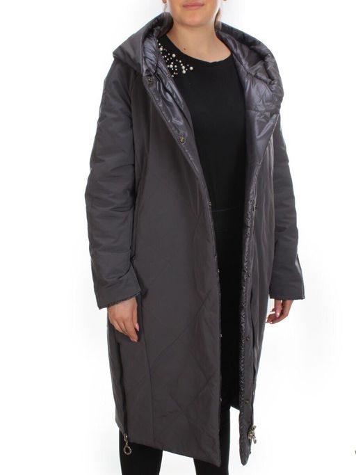 21085 GREY Куртка зимняя двухсторонняя женская облегченная SNOW CLARITY - Fashion фото 16