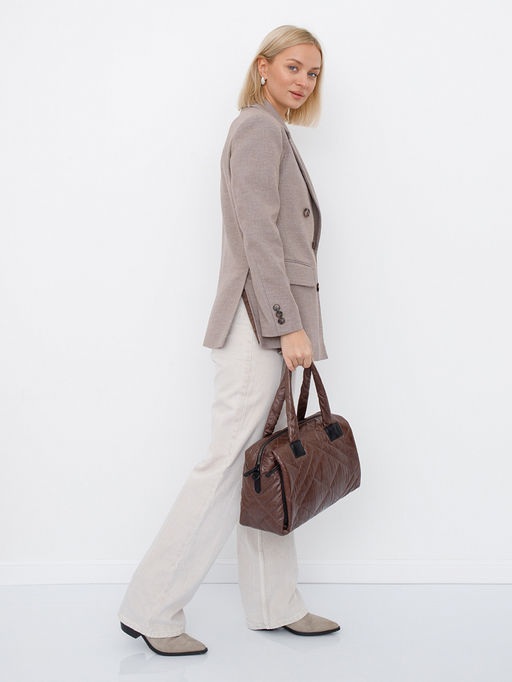 Сумка 58301S cappuccino Velina Fabbiano-Safenta