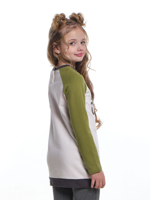 Толстовка для девочки UD 0277 хаки - Mini maxi фото 2