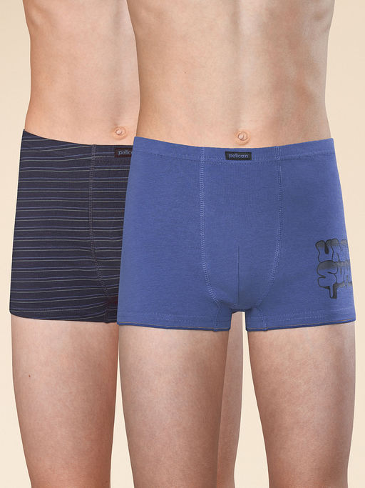 PELICAN, трусы для мальчиков, Синий/черный