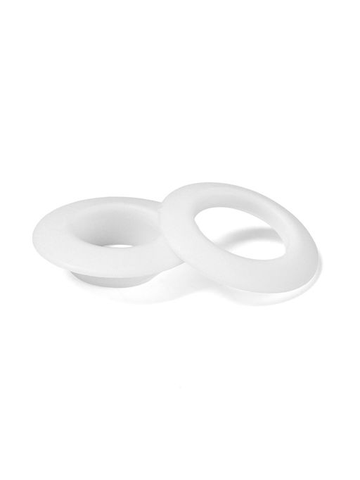 Люверсы, d=15.5/26.5 мм, набор 100 шт., белые