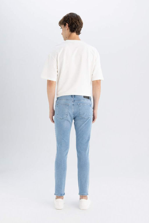 Pedro Slim Fit Джинсовые брюки узкого кроя с нормальной талией и узкими штанинами - Defacto фото 12