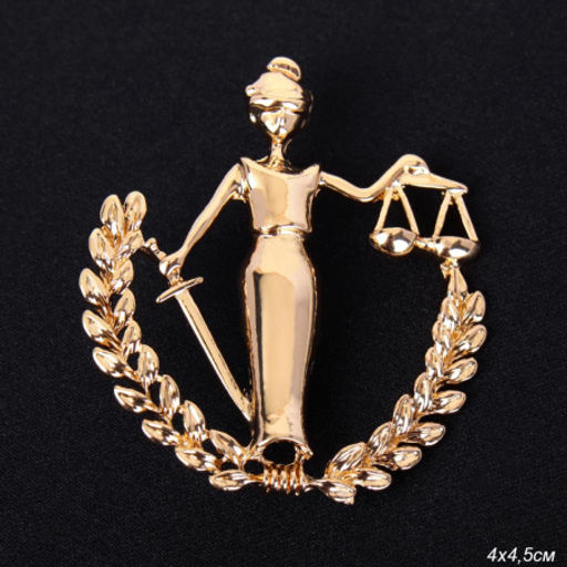 Брошь Фемида / 4002 /уп 12/