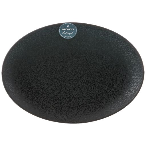 ТАРЕЛКА MIDNIGHT ОВАЛЬНАЯ 30,5*22 СМ - Bronco фото 2