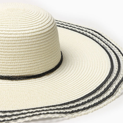Шляпа женская MINAKU, молочная, размер 58, целлюлоза 100%