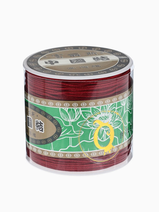 Шнур Шамбала длина 100 м, d=1 мм, бордовый