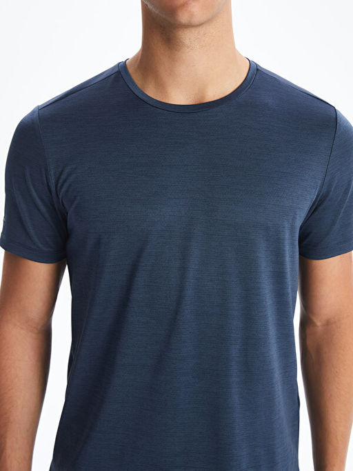 Bisiklet Yaka Erkek Spor Ti??rt