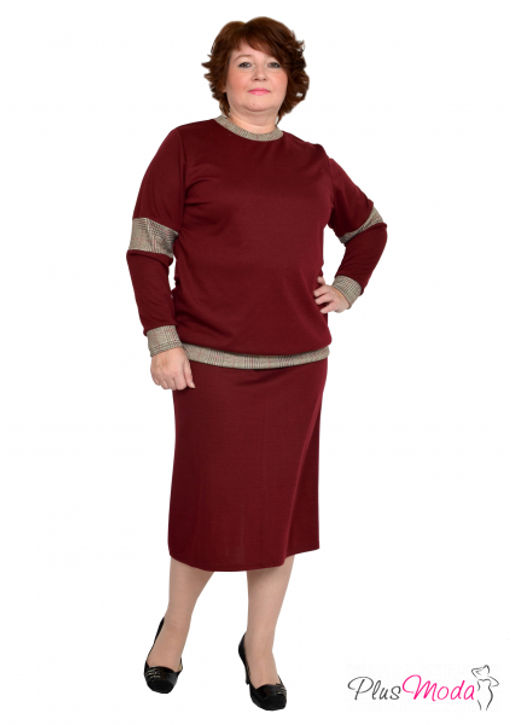 Джемпер Модель №753 размеры 44-84 - Plusmoda фото 11