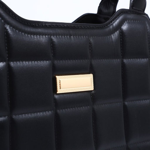 Сумка-тоут на молнии, цвет чёрный - Simaland фото 5