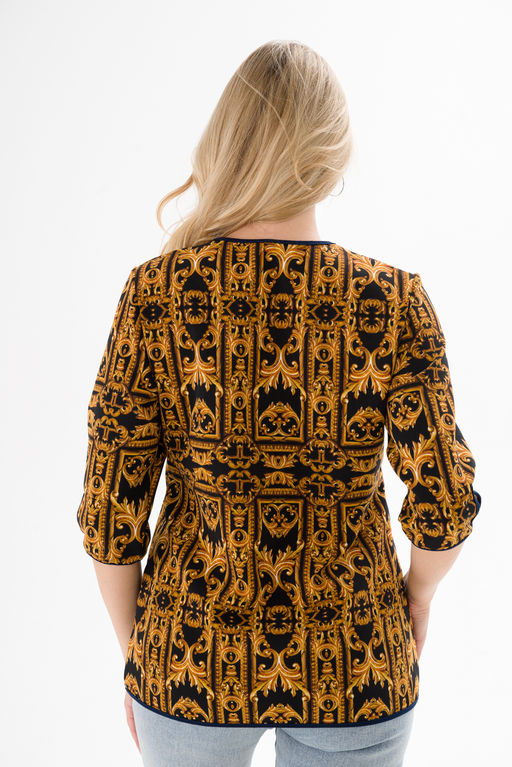 Кофта женская из милано Анфиса бронза - Амадэль фото 6