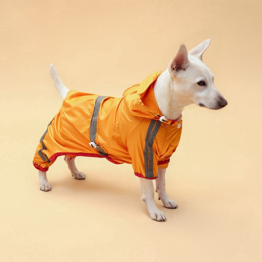 Комбинезон для собак, демисезонный, размер L (ДС 28-30, Ог 43-45, ОШ 31-33 см), жёлтый - Simaland фото 2