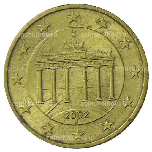 10 евроцентов 2002 года J Германия
