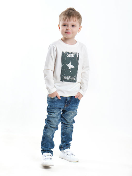 Лонгслив для мальчика с принтом UD 0987 касар - Mini maxi фото 2