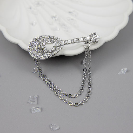 Брошь Арт. 3V-7794-W - MyGemma фото 3