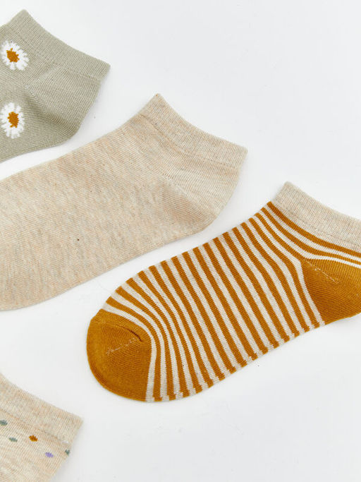 Desenli Kad?n Patik ?orap 5li