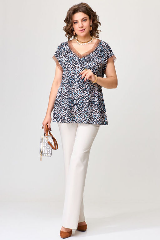 Платье FITA 1193 кофейный  фото 42