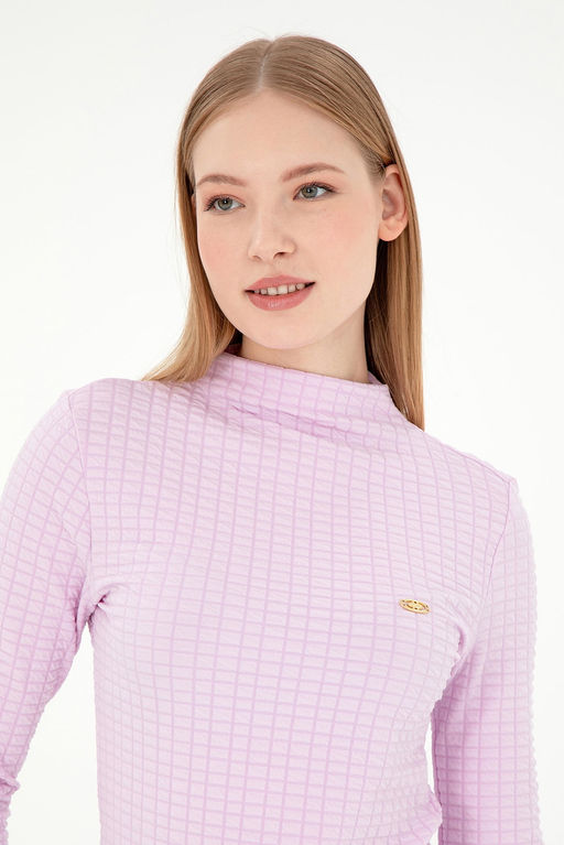 Женский розовый свитшот Неожиданная скидка в корзине - U.s. polo assn фото 2
