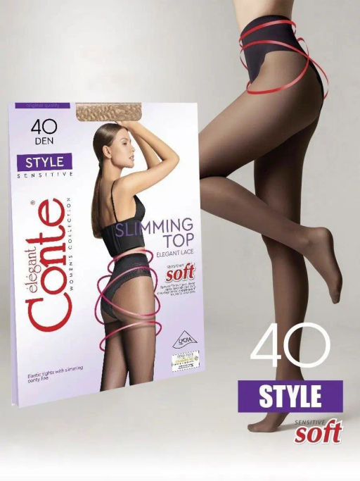 Колготки корректирующие CONTE STYLE 40 nero