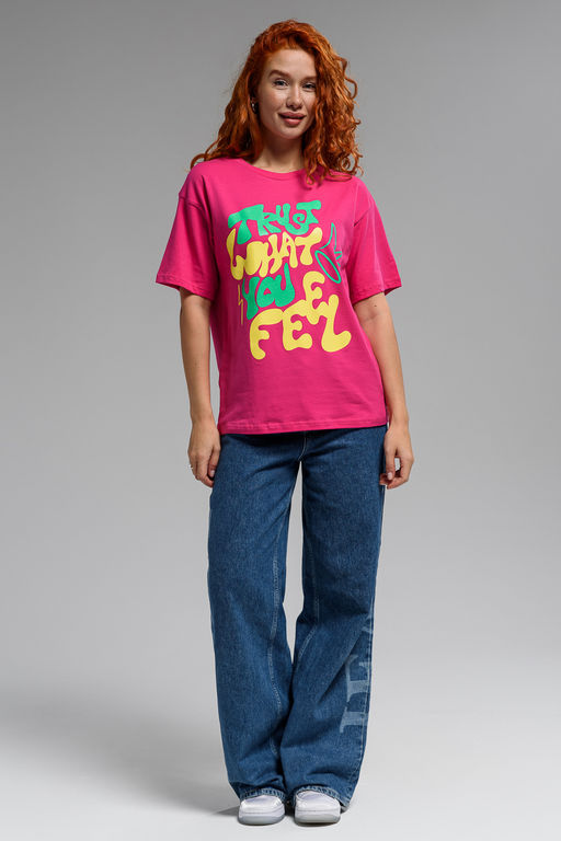 8506/1 Футболка женская оверсайз - Натали фото 31