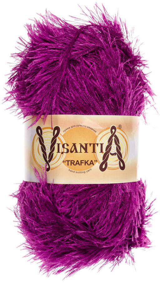 Травка однотонная (Trafka) пряжа Visantia 100%полиэстер 5х100г/150м  фото 20
