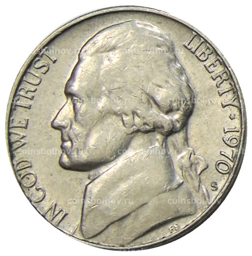 5 центов 1970 года S США