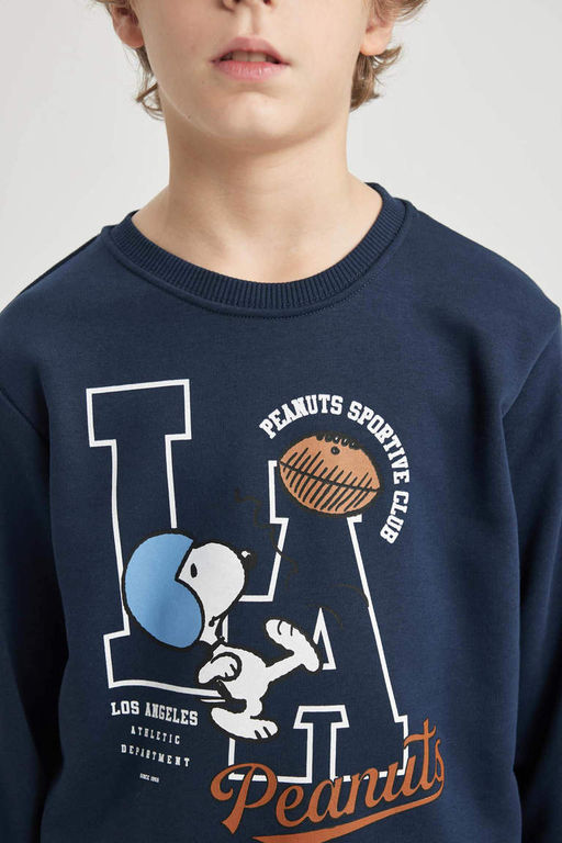 Толстовка Boy Snoopy с круглым вырезом - Defacto фото 5