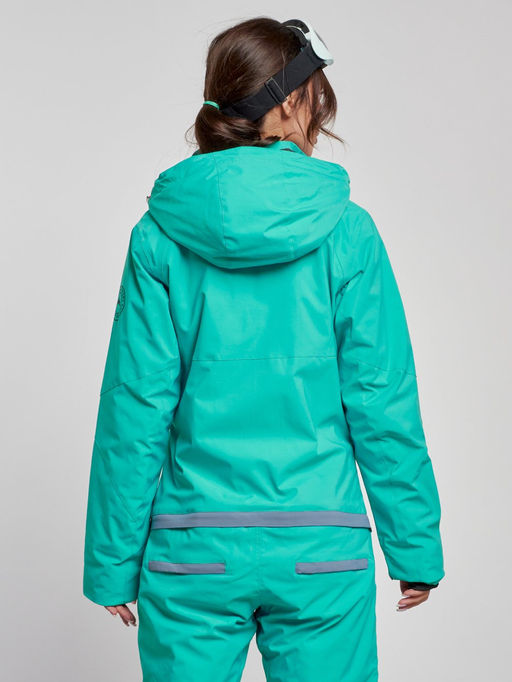 Горнолыжный комбинезон женский зимний зеленого цвета 2323Z - Mtforce фото 11
