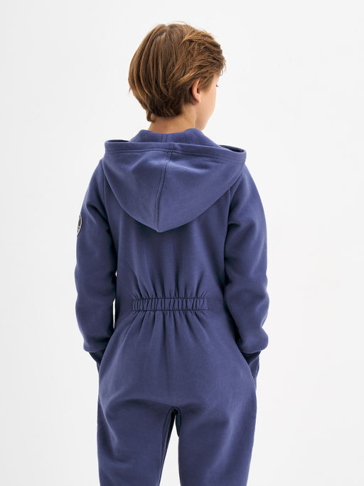 Серо-синий комбинезон для мальчика