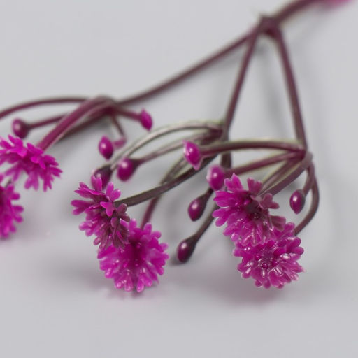 Искусственное растение для творчества «Цикорий», набор 8 шт., фуксия, 10 см