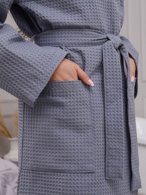 ХАЛАТ УДЛИНЕННЫЙ КИМОНО ВДК-СЕР-973 - Ашматекс фото 11