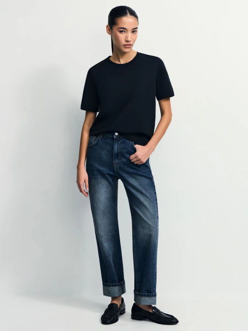 Базовая футболка из хлопка / Zarina