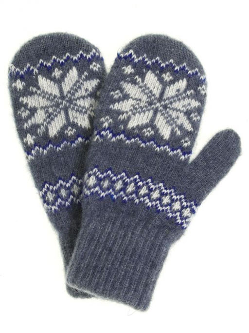 Варежки женские "Звезда с зигзагом" 3009-7