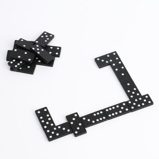 Цена за 2 шт. Домино Время игры «Командирское», 28 шт., 15×5×3 см, костяшка 4×2 см