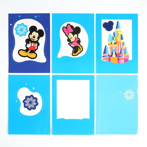 Объемная аппликация? Минни и Микки Маус, А5 - Disney фото 3