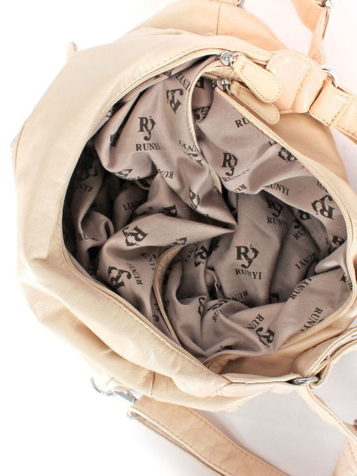 Сумка женская искусственная кожа Guecca-8615 (рюкзак-change), 2отд, бежевый SALE 243867 - Adelia фото 8