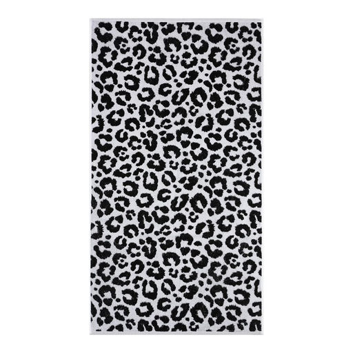 Полотенце махровое Этель Leopard, цвет чёрный, 70х130 см, 100% хлопок, 420 гр/м2  фото 2