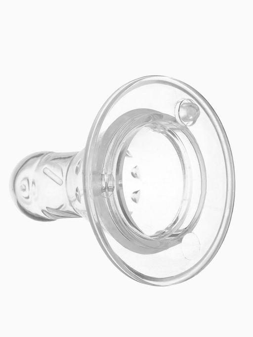 Бутылочка для кормления Крошка Я Basic «Медвежонок», классическое горло, от 3 мес., 250 мл., белый/бирюзовый