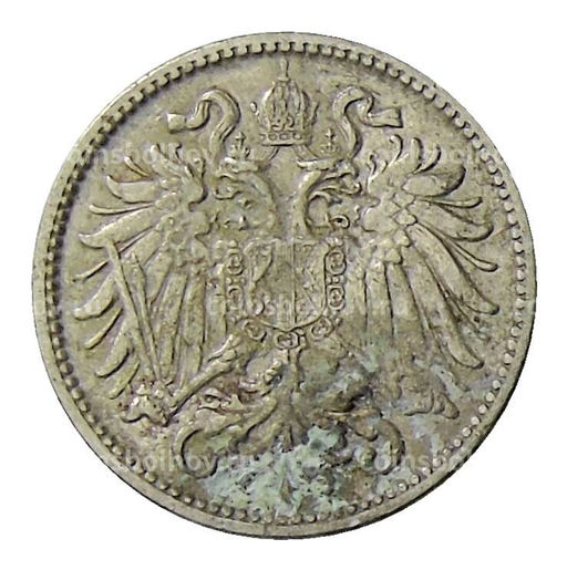 Монета 10 геллеров 1909 года Австрия