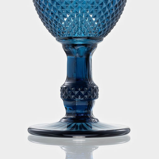 Бокалы для вина Magistro Вилеро, 280 мл, набор 6 шт., стекло, синие  фото 4