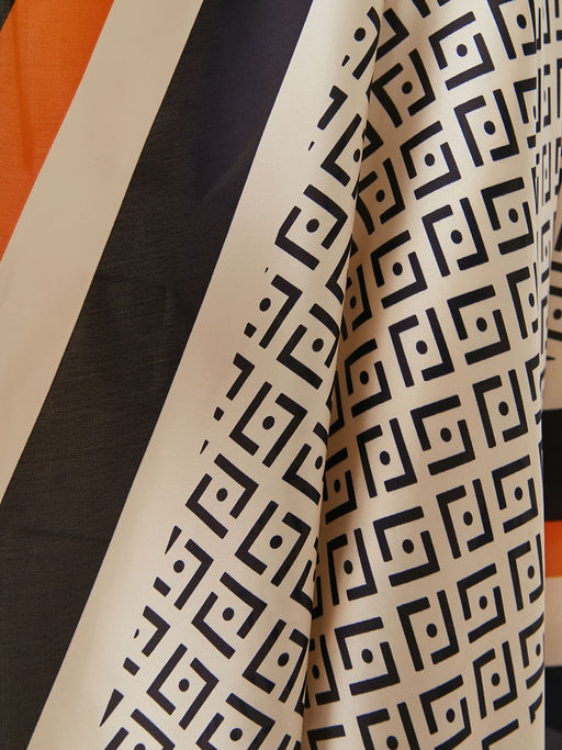 Большой, мягкий, тонкий и очень нежный двусторонний палантин с рисунком - Tantino фото 6