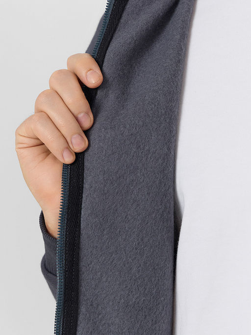 Жакет на молнии серый - Mark formelle фото 6