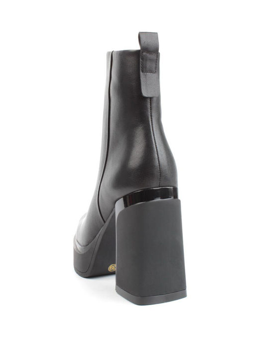 04-M3-1451 BLACK Ботильоны зимние женские (натуральная кожа, натуральный мех) - Фабричный китай фото 7