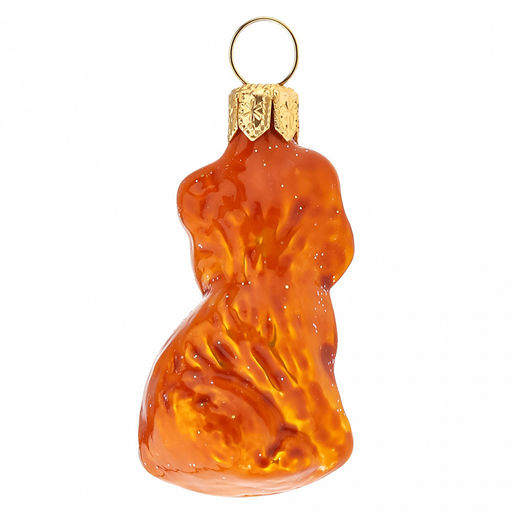 Елочная игрушка фигурка стеклянная Лисичка мини h6см, ручная художественная роспись, подарочная упаковка (Россия) - Домашняя мода фото 4