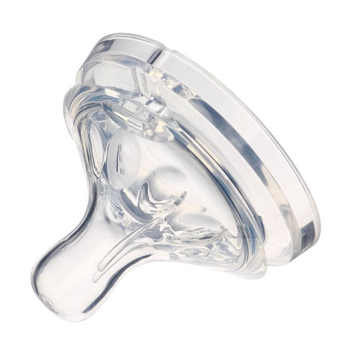 Соска на бутылочку M&B «Natural», антиколиковая, широкое горло Ø50 мм., от 6 мес., быстрый поток