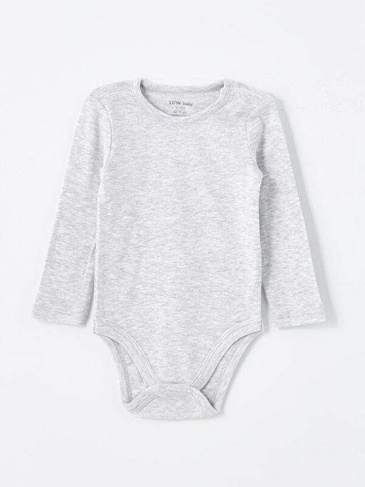 Bisiklet Yaka Uzun Kollu K?z Bebek ??t??tl? Body 5li - Waikiki фото 3