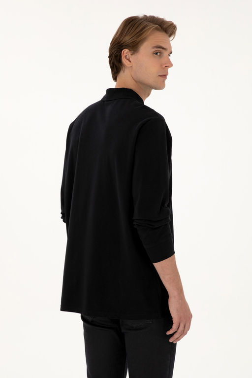 Erkek Siyah Basic Sweatshirt Sepette S_rpriz _ndirim - U.s. polo assn фото 5