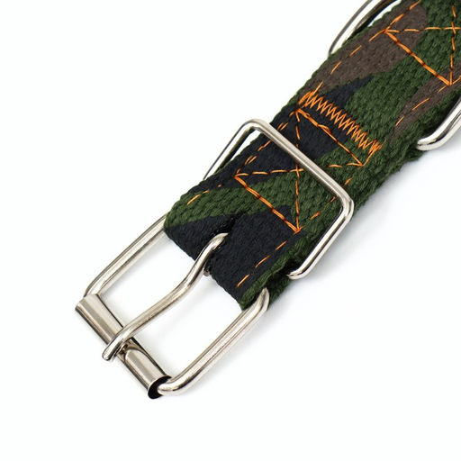 Ошейник брезентовый двухслойный Камуфляж, 58 х 2,5 см - Пижон фото 5